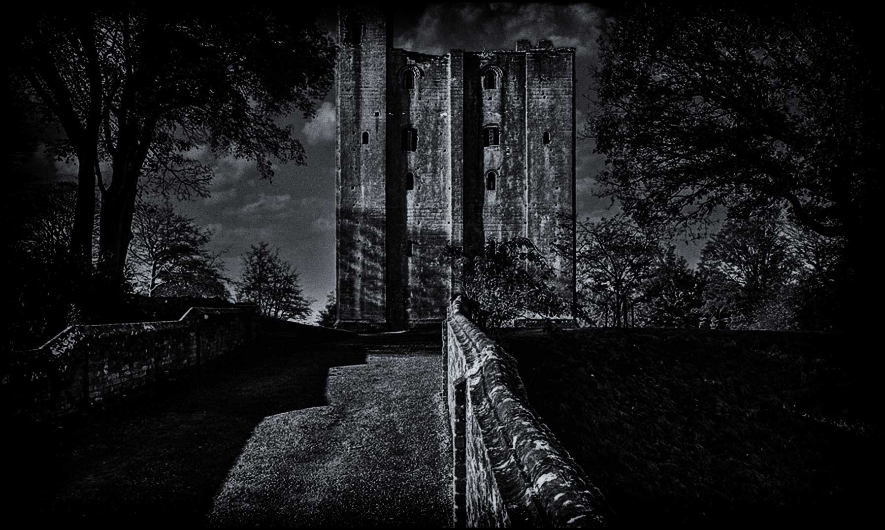 Moonlight on Castle Hedingham